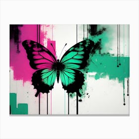 Butterfly Stock Videos & Royalty-Free Footage 6 Canvas Print