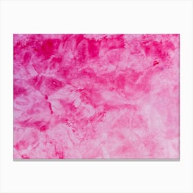 Pink Watercolor Painting 3 Canvas Print