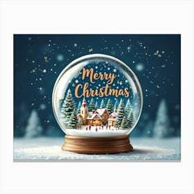 Snow Globe 1 Canvas Print