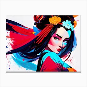 Geisha 113 Canvas Print
