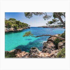 Mallorca Beach Spain Ibiza Canvas Print