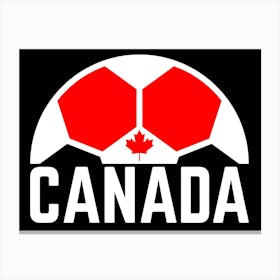 Canada Soccer Logo Canvas Print