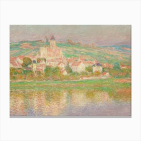 Claude Monet - Village At The River Canvas Print