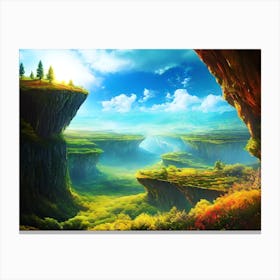 Landscape Painting 39 Canvas Print