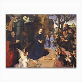 Sandro Botticelli Adoration Of The Virgin Canvas Print