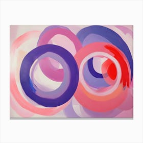 Abstract Circles 10 Canvas Print