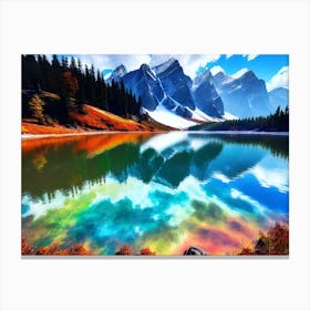 Mountain Lake 43 Canvas Print