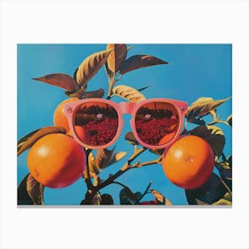 Oranges And Sunglasses Canvas Print