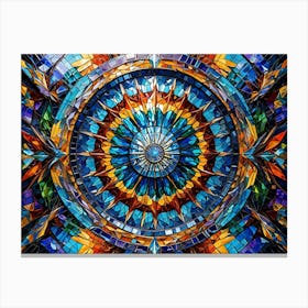 Stained Glass Art 1 Canvas Print