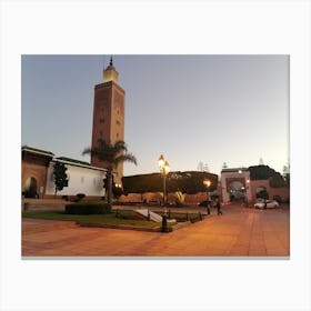 mosque in morocco Canvas Print