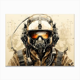 Air Force Pilot Canvas Print