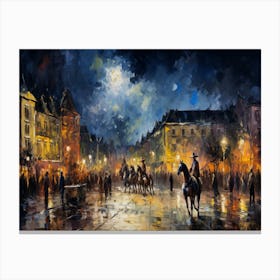 Night In The City 2 Canvas Print