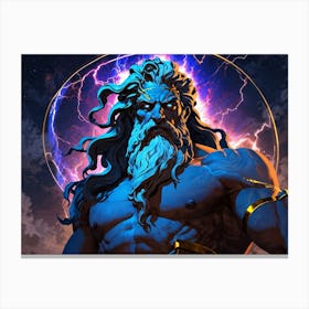 God Of Thunder 2 Canvas Print