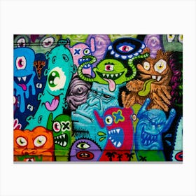 Monsters Canvas Print