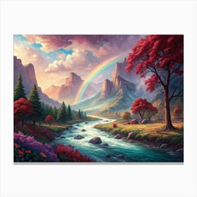 Rainbow River Canvas Print