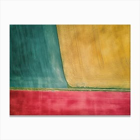 Aerial Fields Canvas Print