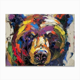 Bear'S Head 1 Canvas Print