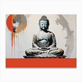 Modern Traquility Buddha Canvas Print