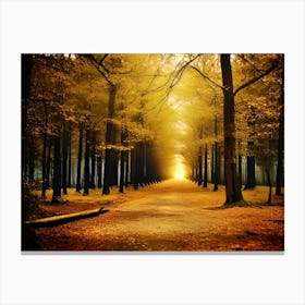 Path Through The Forest 9 Canvas Print