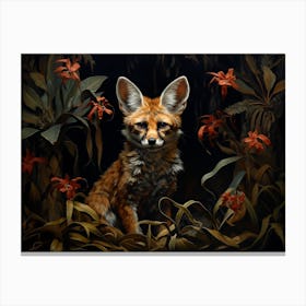 Bengal Fox Painting 3 Canvas Print