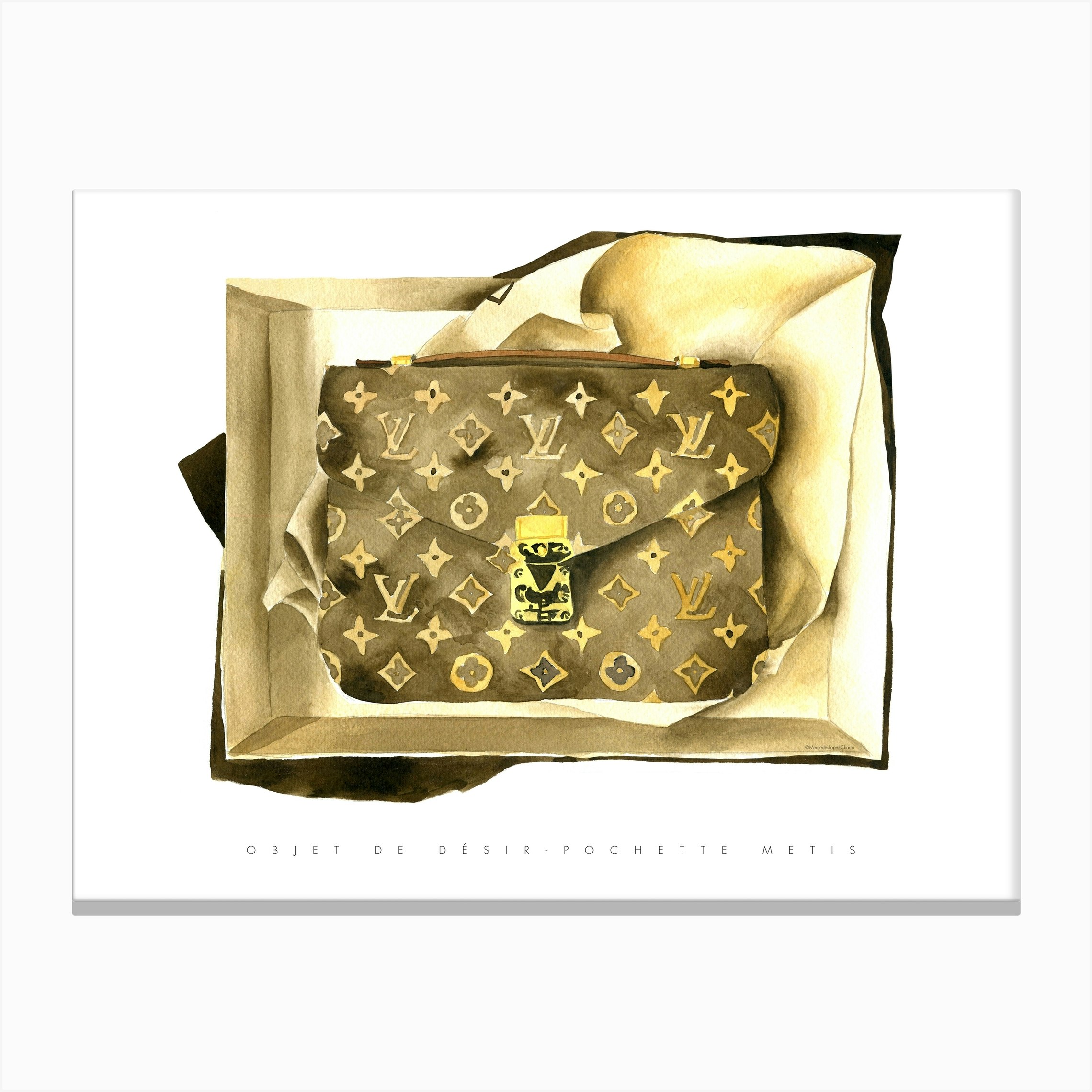 Lv Bag Throw Pillow By Mercedes Lopez Charro