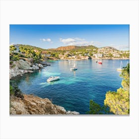 Cala Fornells Mallorca Mediterranean Sea Canvas Print