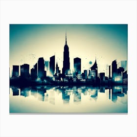 New York City Skyline 48 Canvas Print