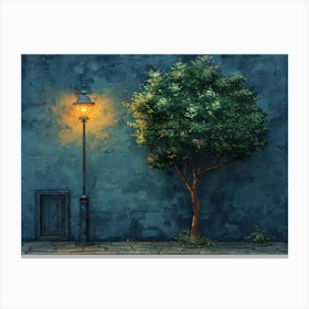 Street Lamp Canvas Print