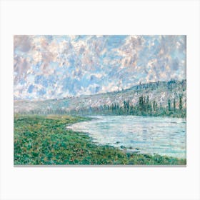 The Seine At Vétheuil (1880), Claude Monet Canvas Print