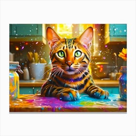 Bengal Cat Canvas Print