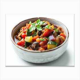 Vegetable Stew In A Bowl 16 Canvas Print