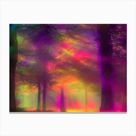Kaleidoscope Forest Canvas Print
