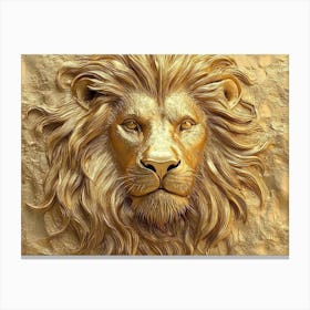 Lion Head 18 Canvas Print