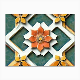 Tile Mosaic Canvas Print