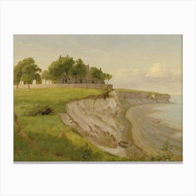 House On The Cliff Canvas Print