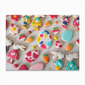 Easter Cookies 9 Canvas Print