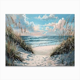 Peaceful Beach 9 Canvas Print