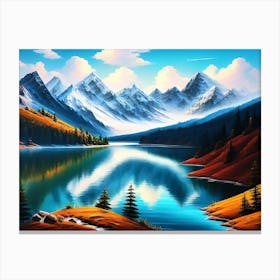 Mountain Lake 45 Canvas Print