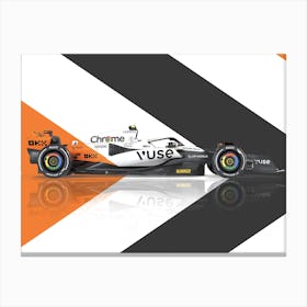 Mclaren MCL60 2023 F1 Formula 1 Monaco Special Livery Lando Norris Oscar Piastri Canvas Print