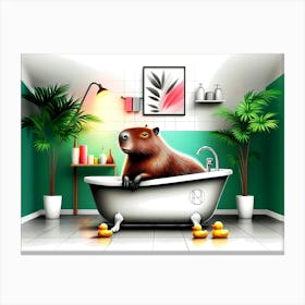 Bath Time Bliss Canvas Print