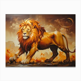 Lion9 Canvas Print