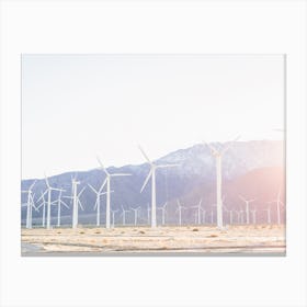 Palm Springs Wind Turbines Canvas Print