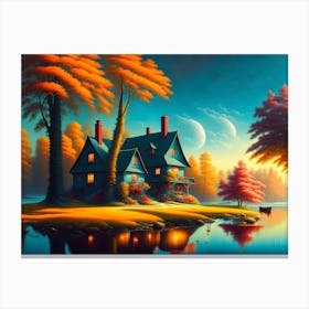 Farm House Canvas Print