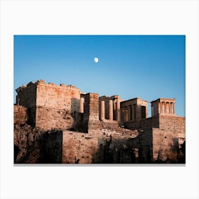 Acropolis Sunset Canvas Print