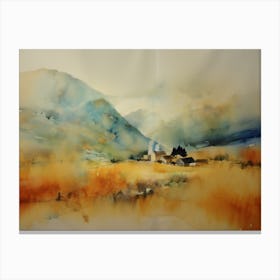 Watercolor Painting Canvas Print