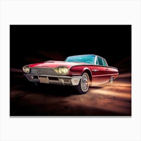 63 Red T Bird Canvas Print