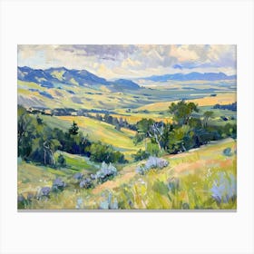 Western Landscapes Montana 3 Canvas Print