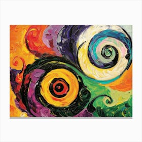 Spiral Painting 4 Canvas Print