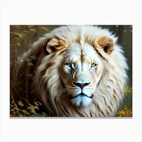 White Lion 17 Canvas Print