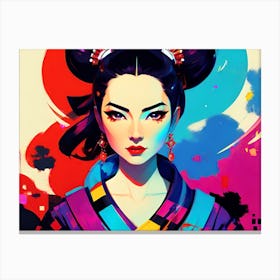 Geisha 128 Canvas Print